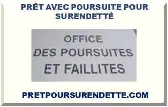 PRÊT POUR SURENDETTÉ AVEC POURSUITE 2026